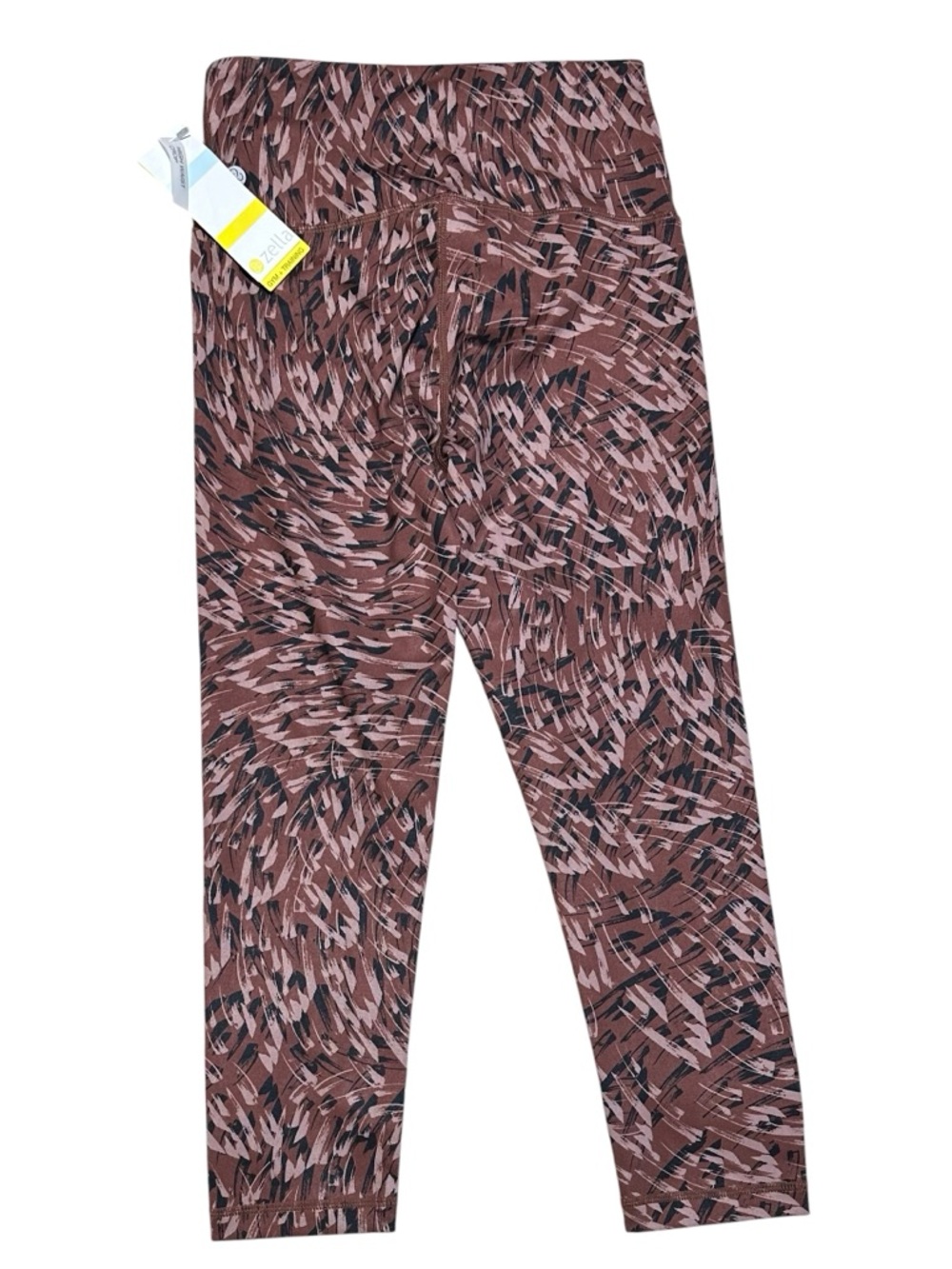 Zella Women’s Brown Pink & Black Patterned Joggers